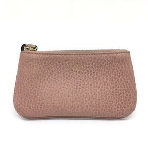 Bargain Gucci Case Key Ring Leather Pink